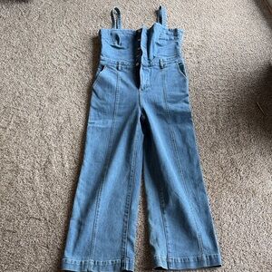 Chic Blue Denim Jumpsuit